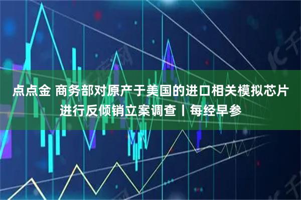 点点金 商务部对原产于美国的进口相关模拟芯片进行反倾销立案调查丨每经早参